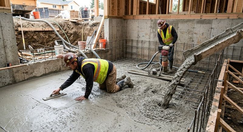 Basement Concrete Installation in Fair Play, SC