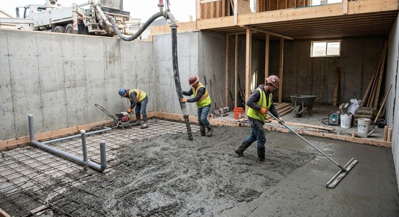 Basement Concrete Installation in Townville, SC
