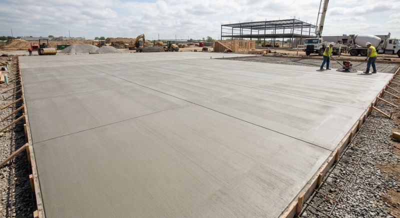 Commercial Slab Installation in Anderson, SC