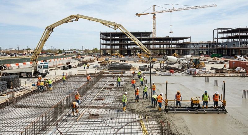 Commercial Slab Installation in Lavonia, GA