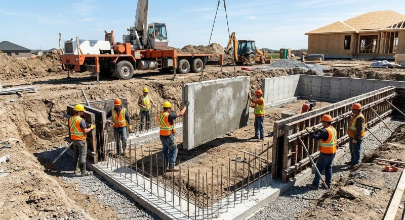 Foundation Wall Pouring in Oconee County, SC