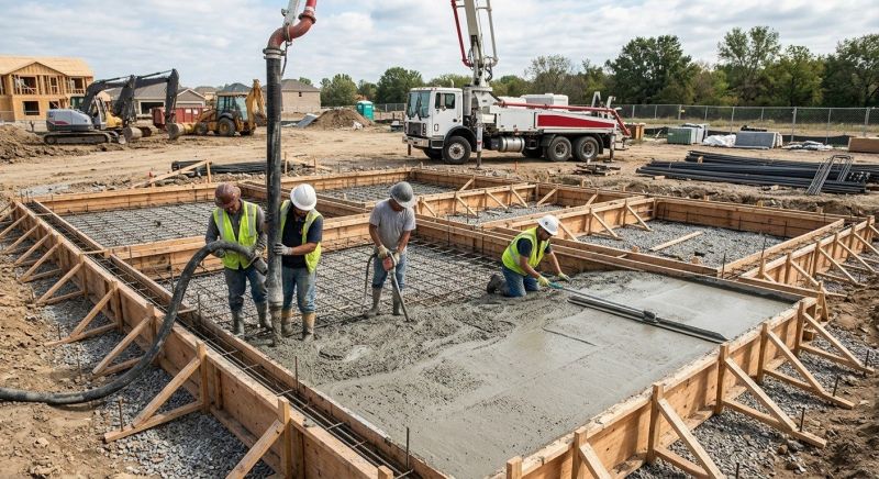 Foundation Wall Pouring in Pickens, SC