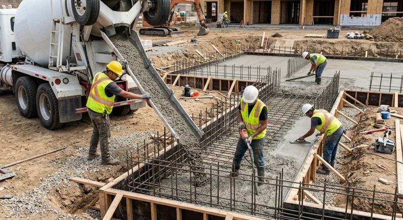 Foundation Wall Pouring in Walhalla, SC