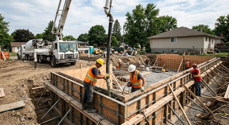 Foundation Wall Pouring in Westminster, SC